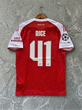 Rice #41 Arsenal 25/26 Home Jersey Fan Version Size Medium